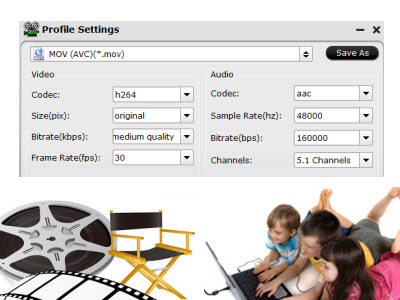 Customize MXF video files