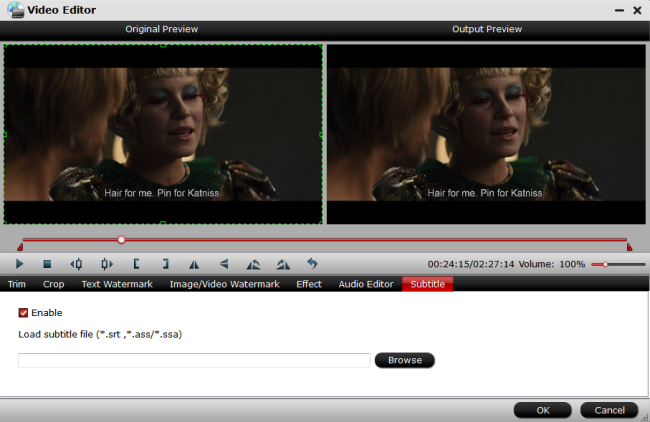 Add external subtitle to 4K Blu-ray movie
