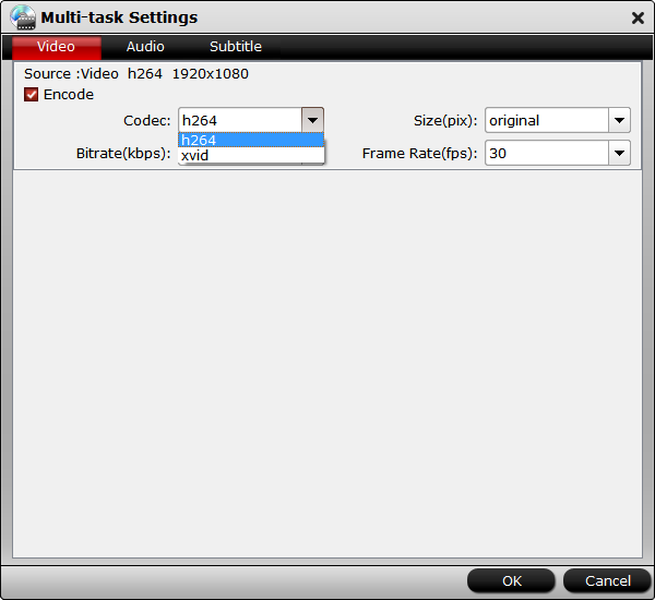 Customize video settings