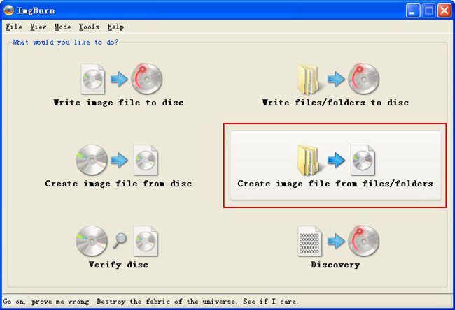 create free bd iso image from bdmv folder