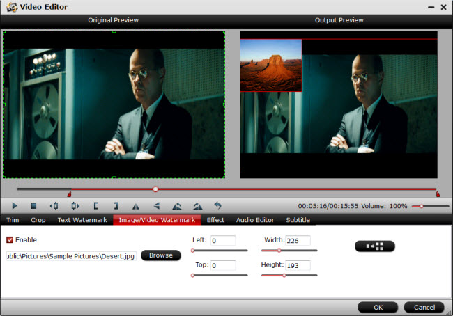 hd video converter image watermark