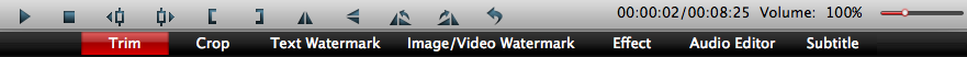 hd video converter mac editing functions