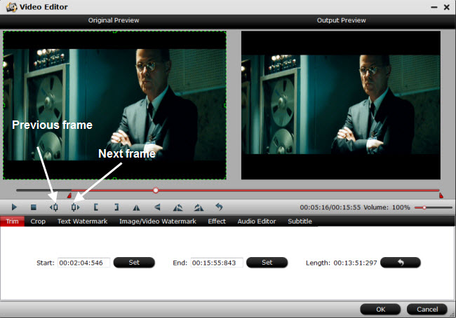 hd video converter previous next frame