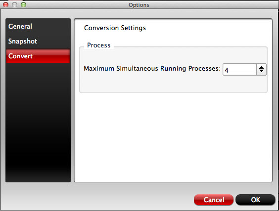 imixmxf conversion settings