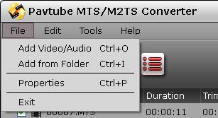 mts m2ts load file