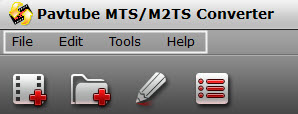 mts m2ts menu bar