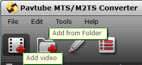 mts m2ts add video