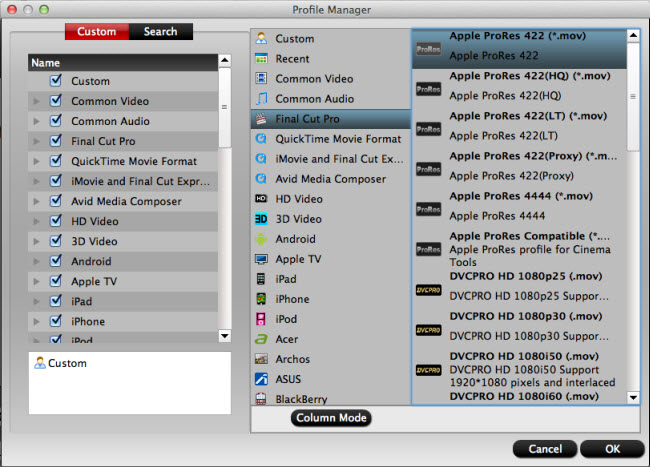 mts m2ts mac profile manager 3d