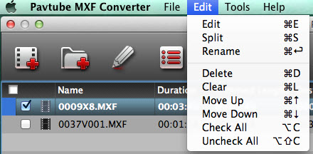 mxf converter mac edit