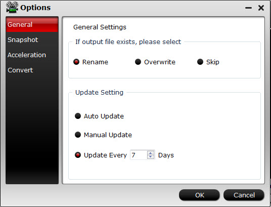 mxf multimixer general settings