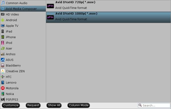 mxf output format