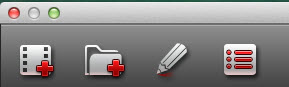 video converter mac tool bar