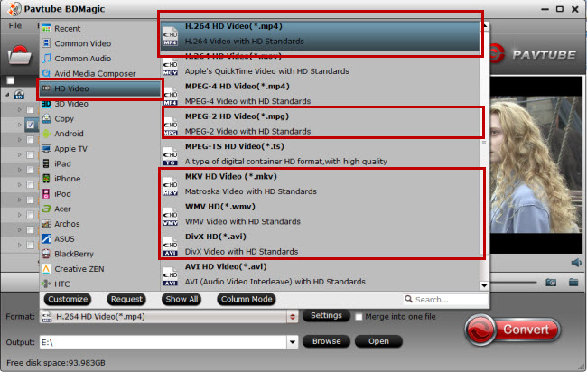 choose mp4 mpg avi wmv mkv as best format