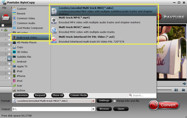 convert blu-ray with multiple audio tracks subtitles chapter markers