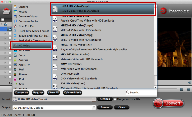 Roku video format