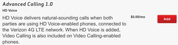 add advanced calling to iphone 6 plus