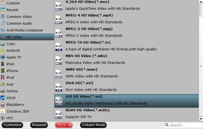 convert dvd to wd elements play supported video format avi