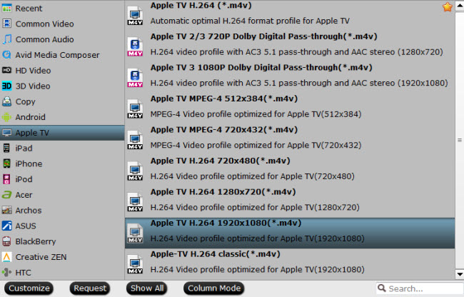 convert mts to apple tv 3 supported video formats m4v