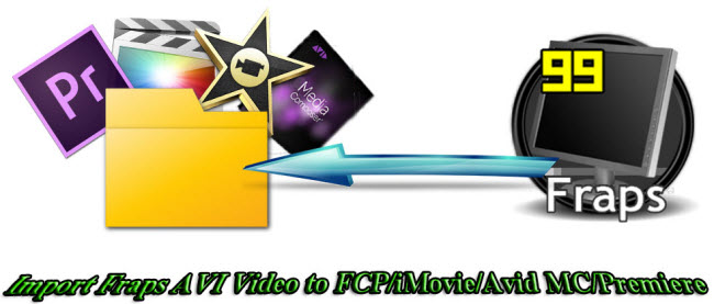 import fraps avi video to fcp imovie avid mc premiere on mac