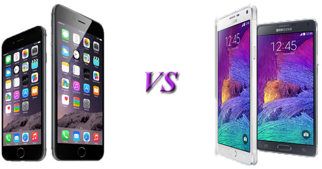 iphone 6 plus vs galaxy note 4