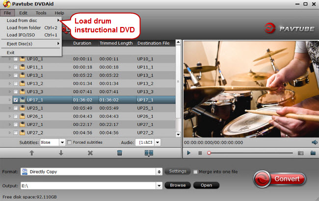 load drum instructional dvds