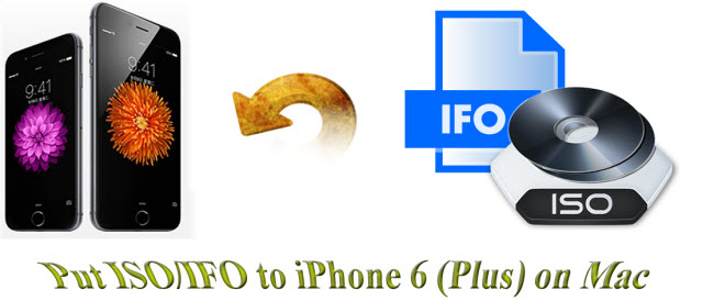 put iso ifo to iphone 6 plus on mac