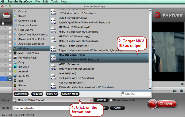 convert dvd to mkv for mede8er media player