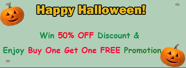 halloween discount promotion