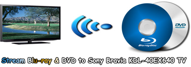 stream blu-ray dvd to sony hd tv via dlna