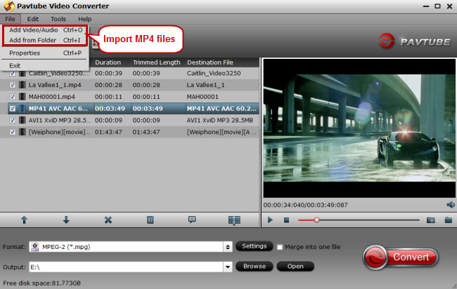 import mp4 to video converter for premiere elements