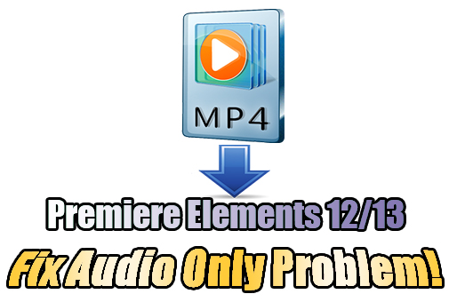 mp4 to premiere elements audio only