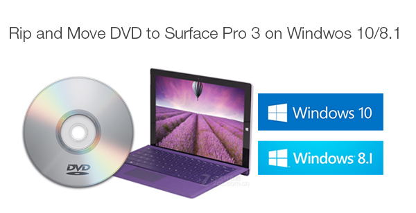 rip copy dvd to surface pro 3