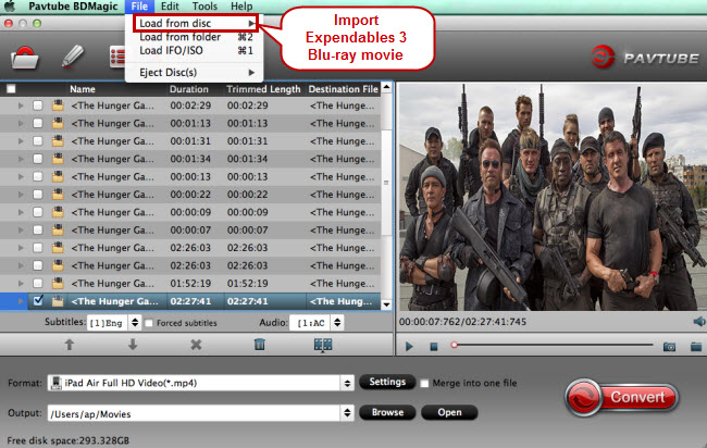 import expendables 3 blu-ray for ripping