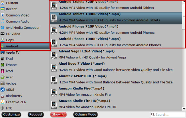 Output LG G6 supported file formats