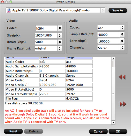 Adjust Apple TV 3 Settings