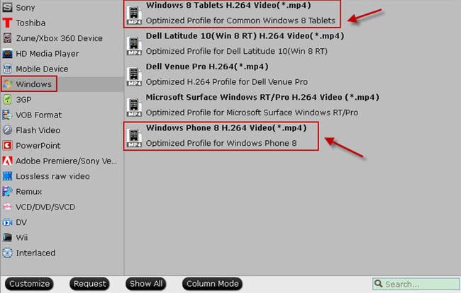 Formats For Windows