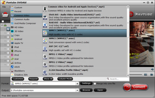 select output format