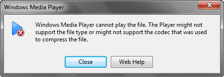 Close Window Media Player warning windows