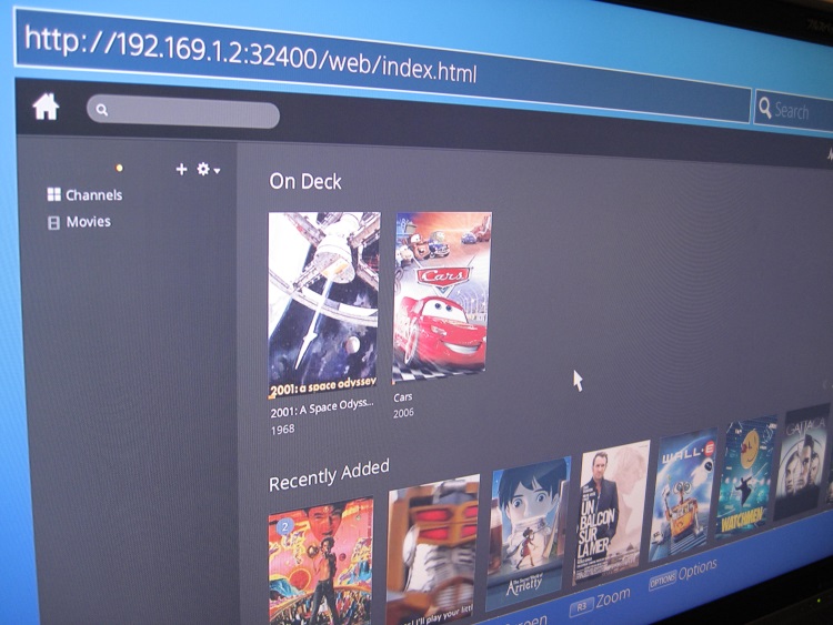 Access plex content with ps4 web browser