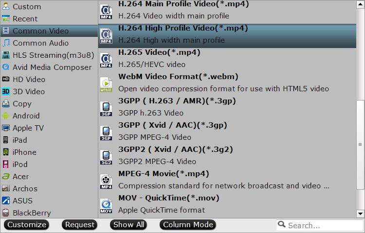 select output file format Remove Sound from Video on Windows and Mac 
