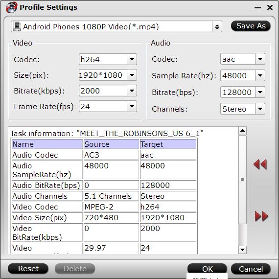 Adjust output file resolution