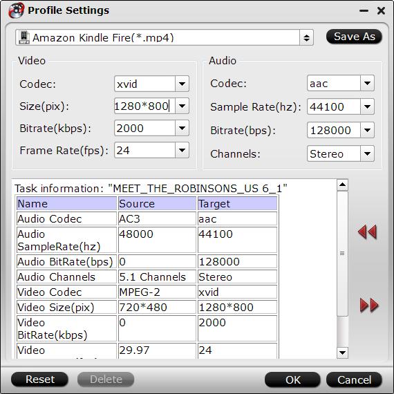 Adjust output file resolution