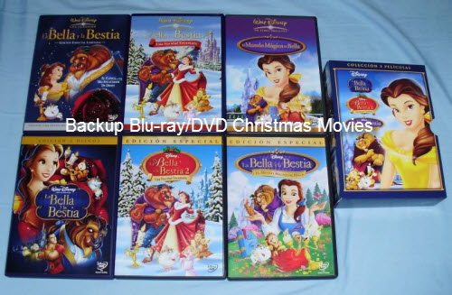 Backup Blu-ray/DVD Christmas Movie Collection