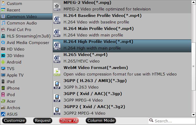 Output Youtube best uploading format