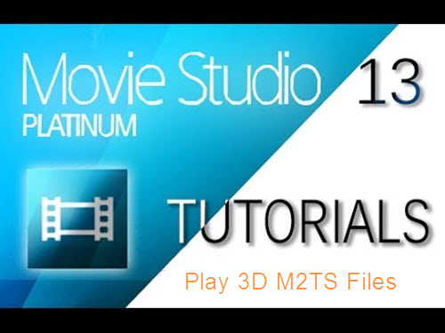 3D M2TS to Vegas Movie Studio Platinum 13