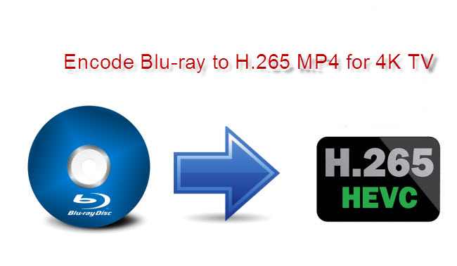 Blu-ray to H.265 MP4 for 4K TV