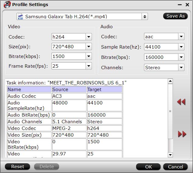 Lower file resolution and bit rate