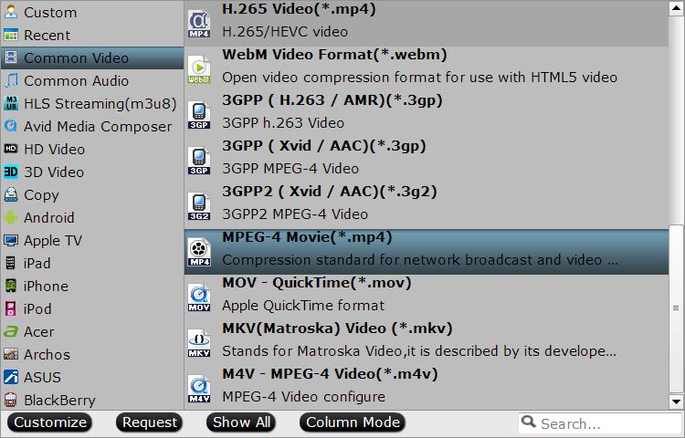 Specify MX Player supported file format