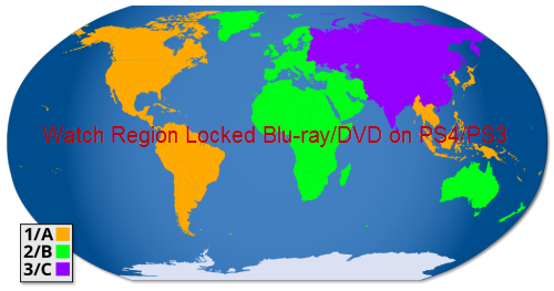 PS4/PS3 Blu-ray/DVD Region Code