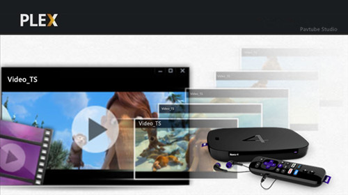 stream video ts files to roku via plex